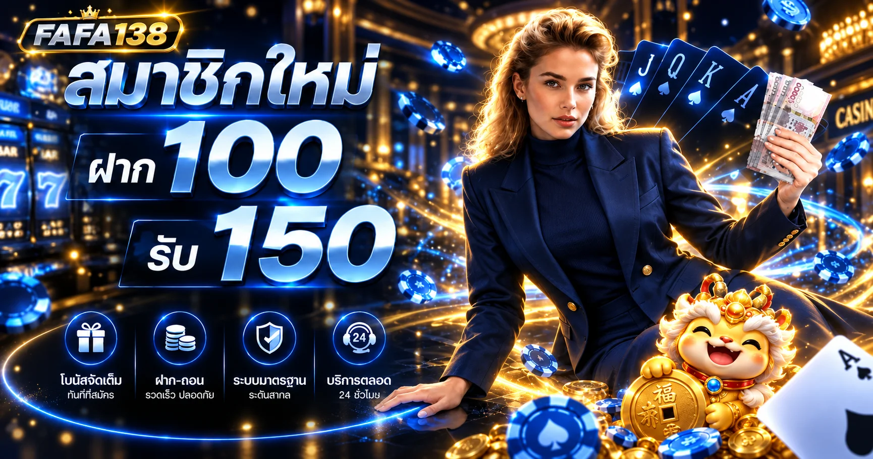 โปรโมชั่นสมาชิกใหม่ FAFA138 พร้อมข้อมูลเงื่อนไข